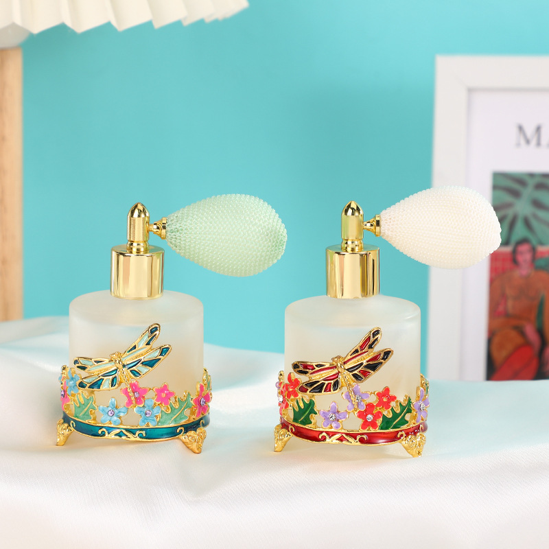 Why Is a 50ml Vintage Dragonfly Enamel Perfume Spray Bottle the Perfect Choice for Luxury Fragrance Brands?