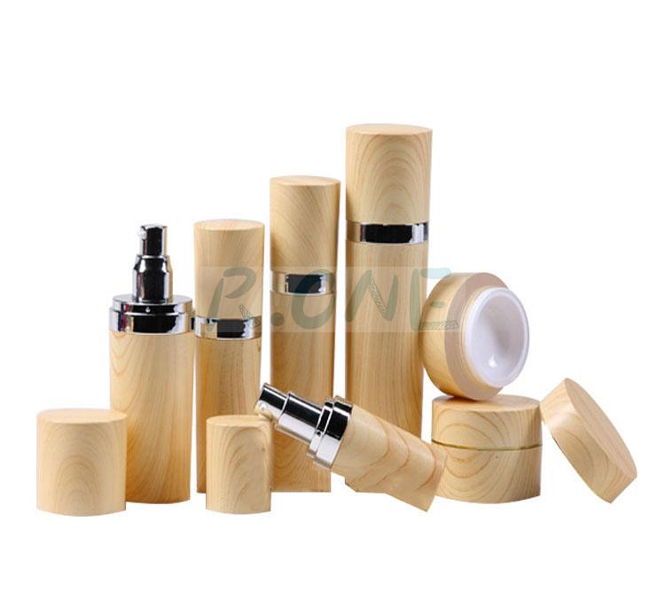 Cosmetic packaging sets;lotion bottle; baboom cometic jar; ailrless bottle