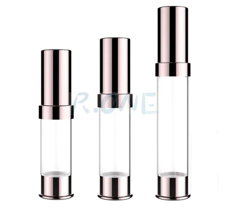 Cosmetic airless bottle; 30ml airless pump bottle wholesale