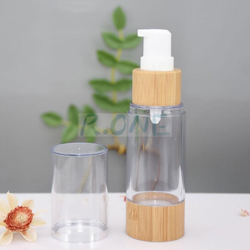 RO-AB030 Bamboo airless bottle for skin care