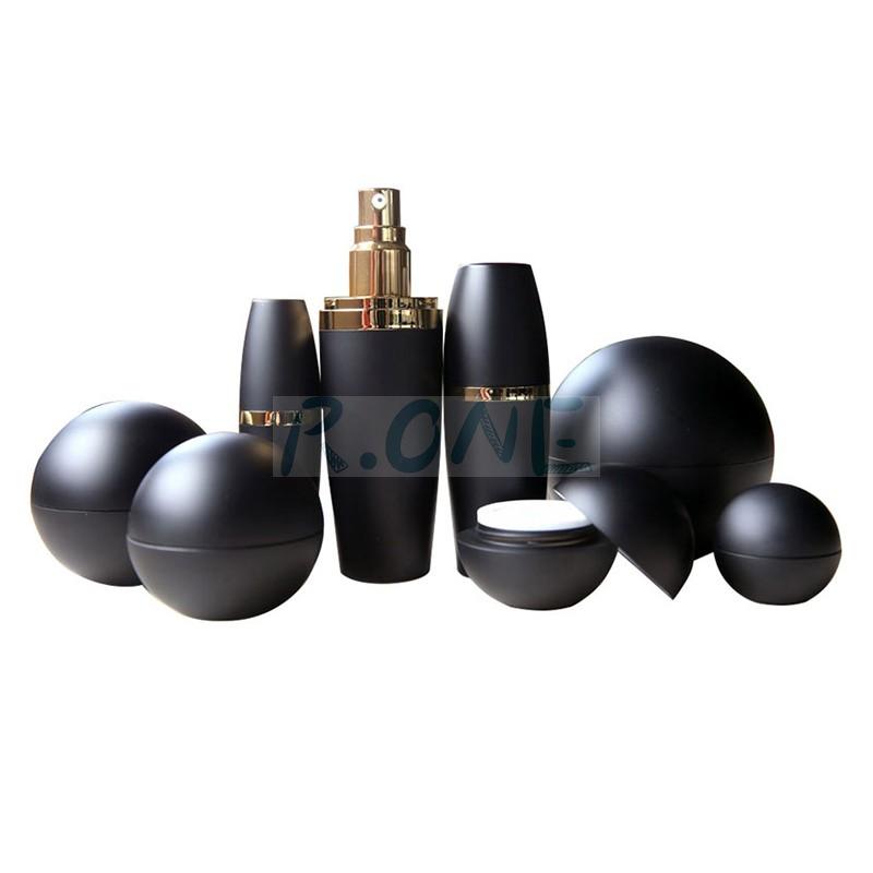 RO-CS015 Ball-shaped cosmetic bottles and jar sets