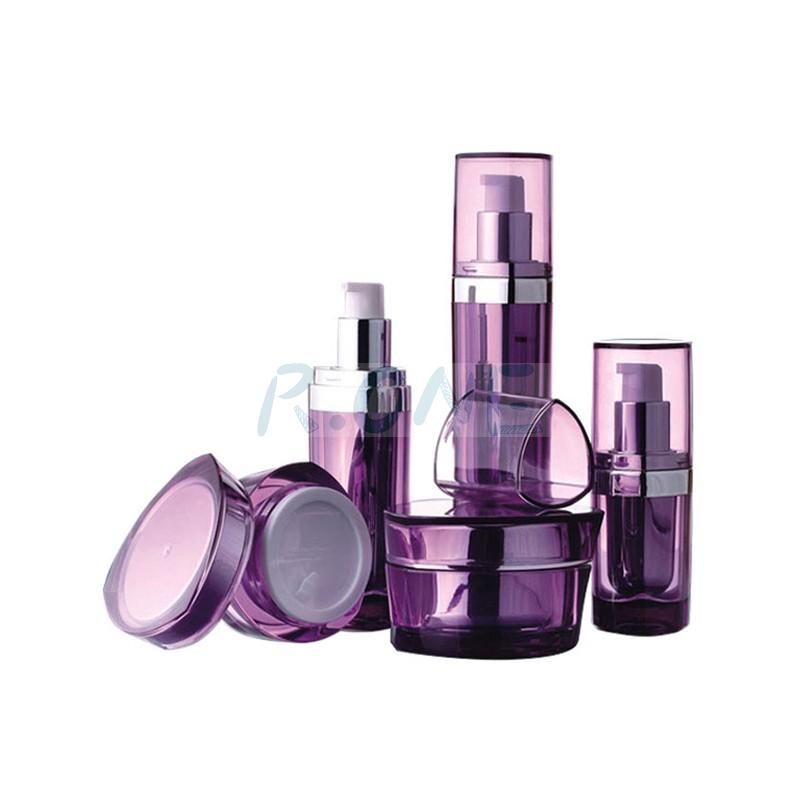 RO-CS017 Elegant cosmetic acrylic container complete sets
