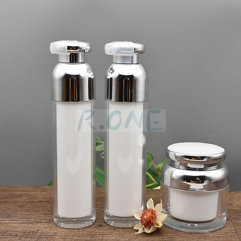 RO-CS031 Pearl white mushroom-shaped cosmetic packaging sets