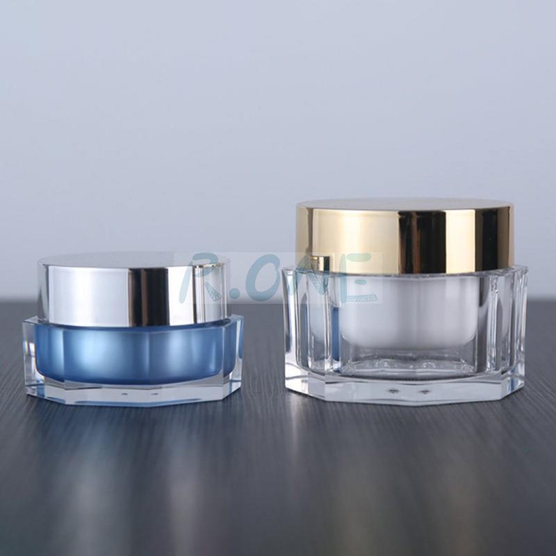 RO-CJ043 Polygon cream jar for facial cream