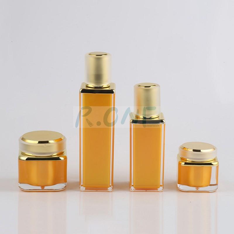 RO-CS068 Promotional square acrylic cosmetic skincare packaging