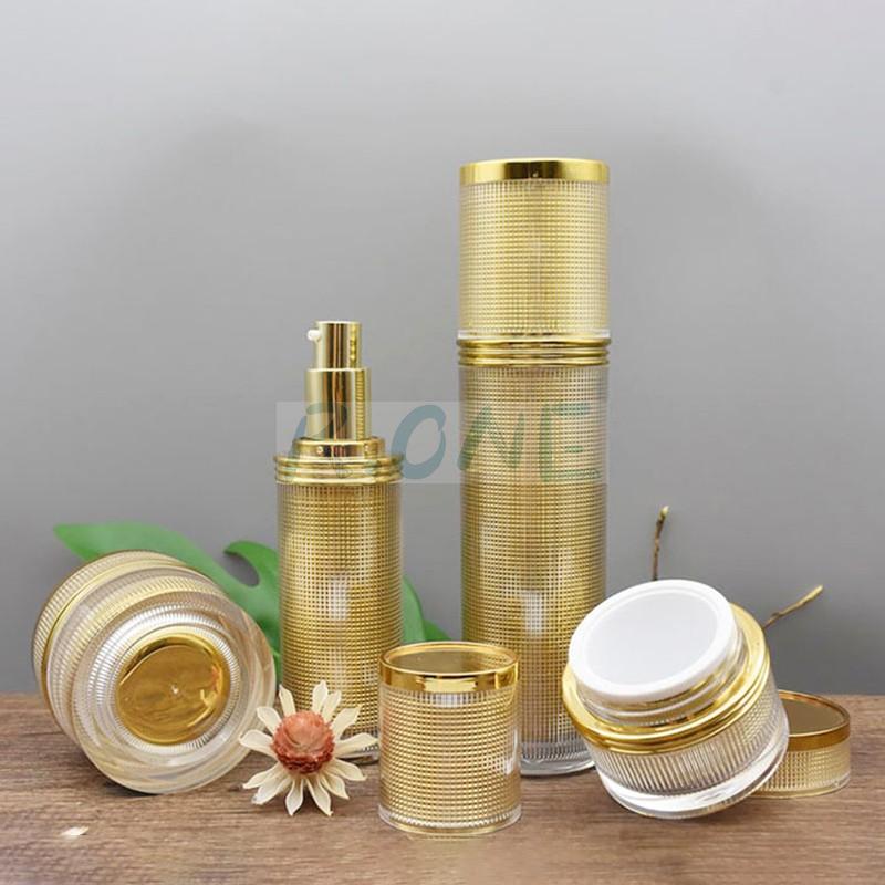 RO-CS030 Diamond cosmetic packaging circular acrylic sets