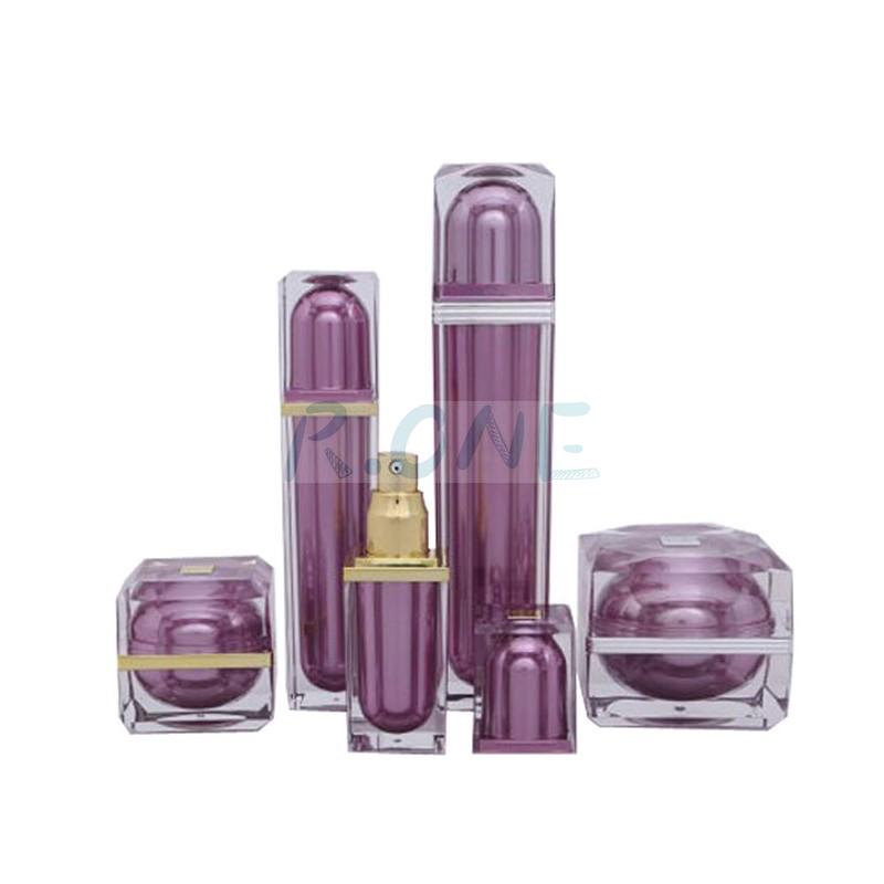 RO-CS019 Purple color square-shaped cosmetic sets