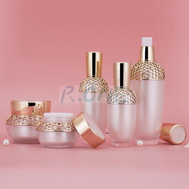RO-CS075 Slap-up pink imperial cosmetic packaging set
