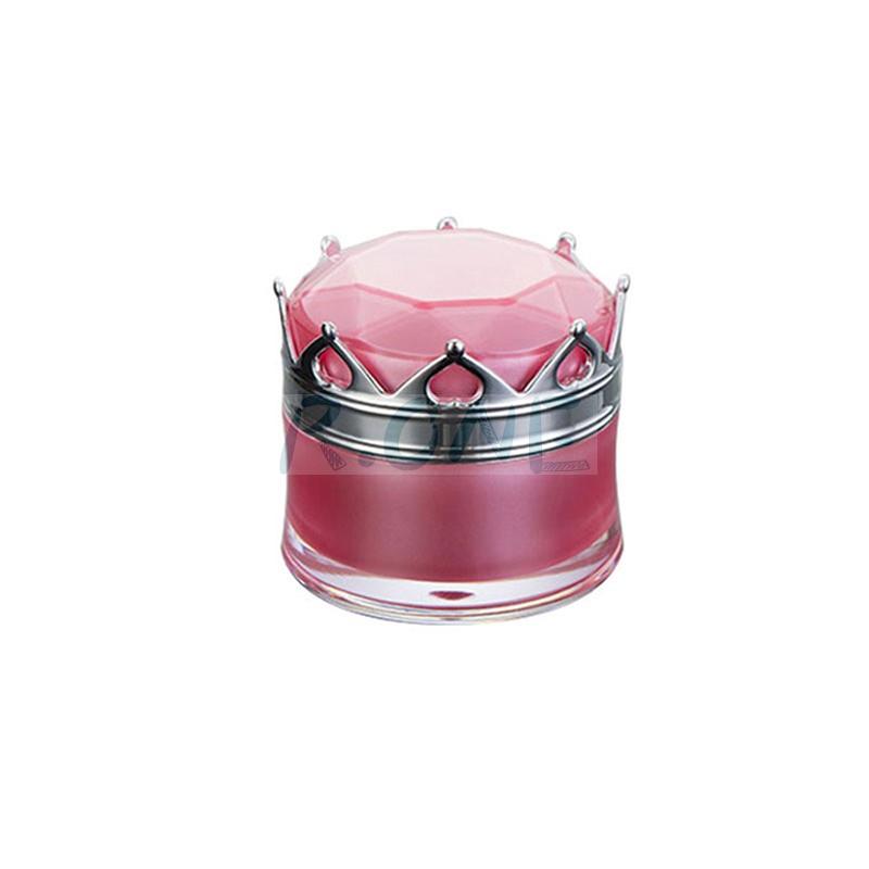 RO-CJ018 Golden crown-shaped cosmetic container