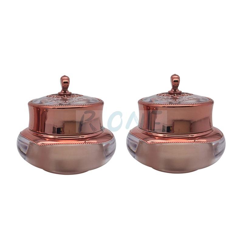 RO-CJ020 Crown-shaped empty acrylic cosmetic jar