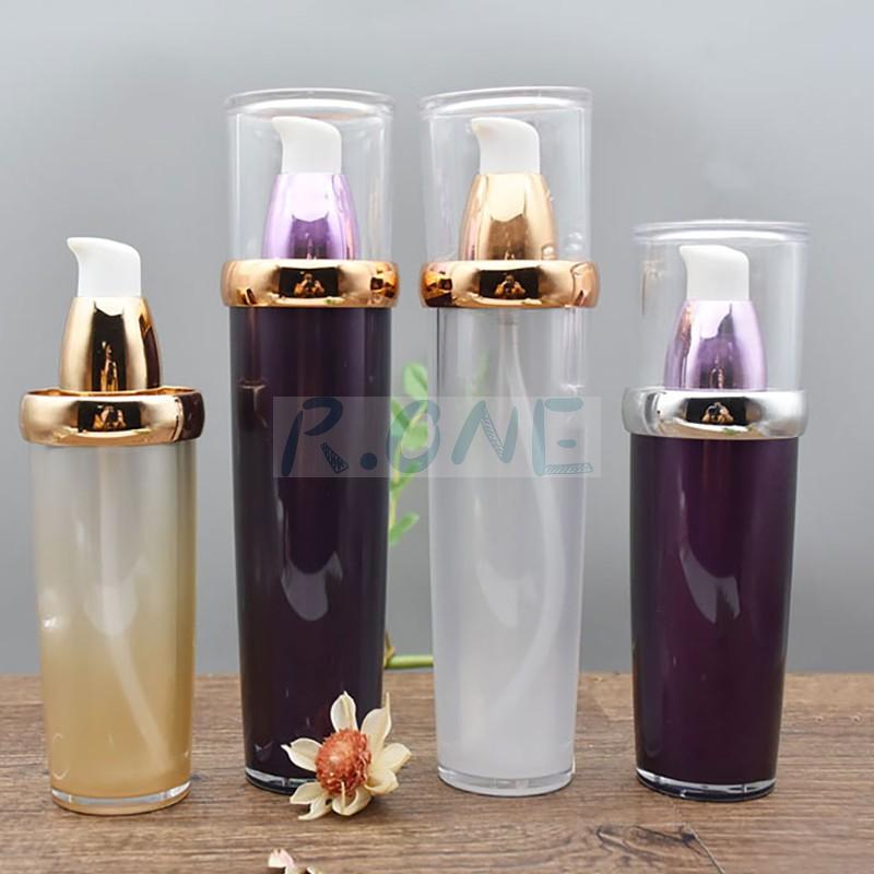 RO-LB037 New design clear cosmetic latex bottles